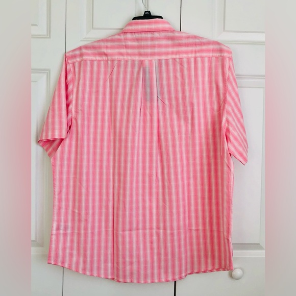 U.S. POLO ASSN MEN'S SHIRT SIZE XXL STRETCH COLLARED NECK BUTTON DOWN STRIPED - Picture 3 of 7